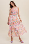 About You Maxi Dress Floral Pink