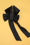 Bow Claw Clip Black