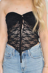 Lace It Up Tube Top