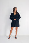 Sweet Girl Longsleeve Mini Dress Black