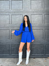 One Night Romper Blue