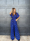 Knew Better Jumpsuit Black/Blue
