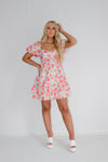 Chase Me Floral Babydoll Mini Dress
