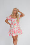 Chase Me Floral Babydoll Mini Dress