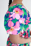 Fresh Florals Puff Sleeve Mini Dress