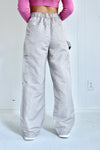 Made You Mine Cargo Pants Grey