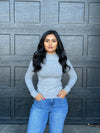 Beverly Sweater Top Grey