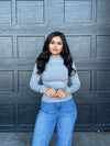 Beverly Sweater Top Grey
