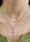 Cross Layered Pendant Necklace