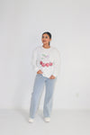 Bows & Cherries Sweatshirt White
