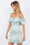 Piece Of Me Dress Green/Blue