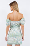 Piece Of Me Dress Green/Blue