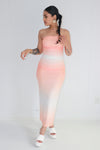 Splash Out Gradient Bodycon Dress