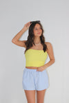 Stella Rin Knit Bandeau Top