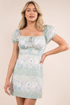 Piece Of Me Dress Green/Blue
