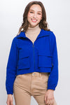 Always On Top Cargo Jacket Blue