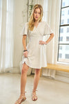 "Basically The Best" Shirt Dress - Ivory