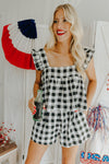 "Ready For Today" Black Gingham 2-Piece