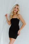 "Worth The Hype" Fitted Mini Dress - 2 Colors