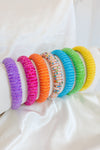 "Hair Comes Trouble" Crystal Beaded Headband - 7 Colors